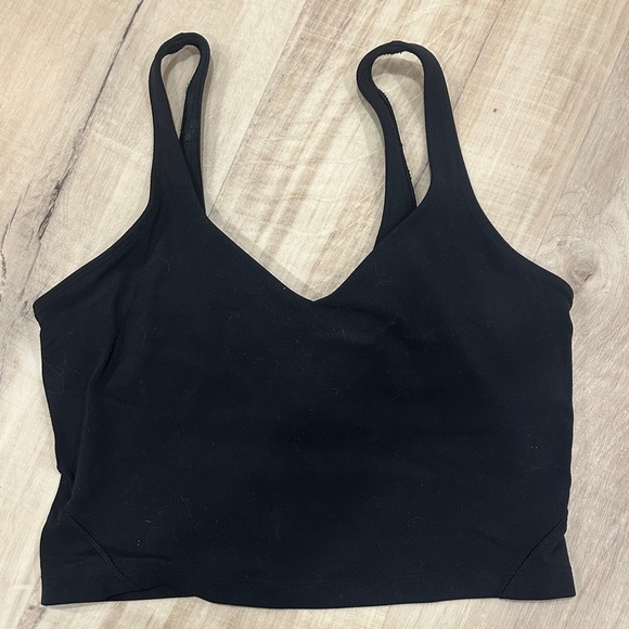 lululemon athletica Black Crop Top - Picture 1 of 2